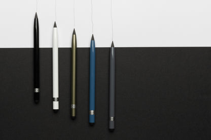 Aluminium inkless pen with eraser