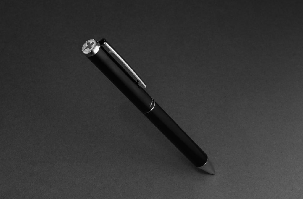 Swiss Peak Cedar RCS certified recycled aluminium pen