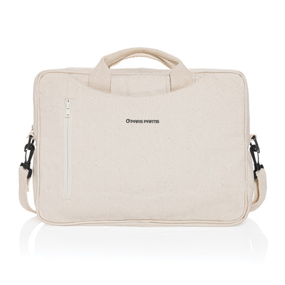 Laluka AWARE™ recycled cotton 15.4 inch laptop bag