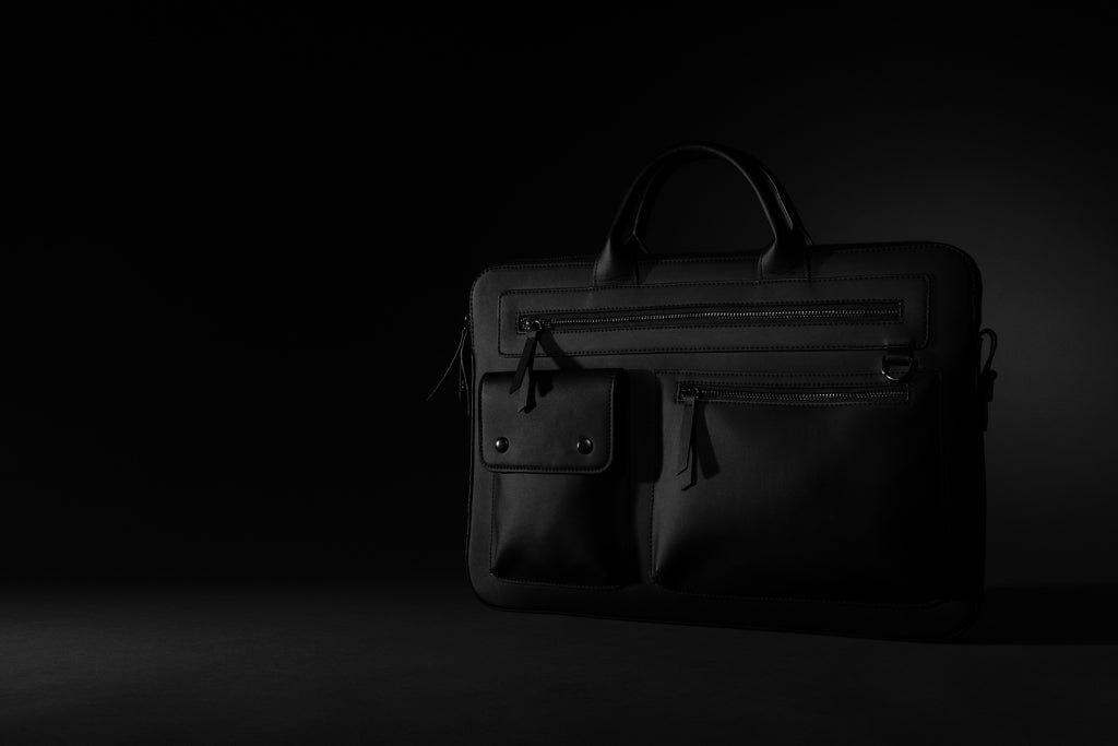 Swiss Peak GRS recycled PU 14 inch laptop bag