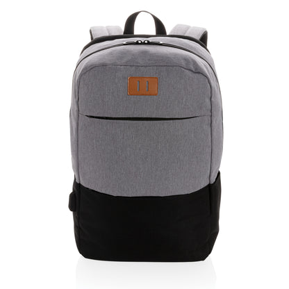 Modern 15.6' USB & RFID laptop backpack PVC free