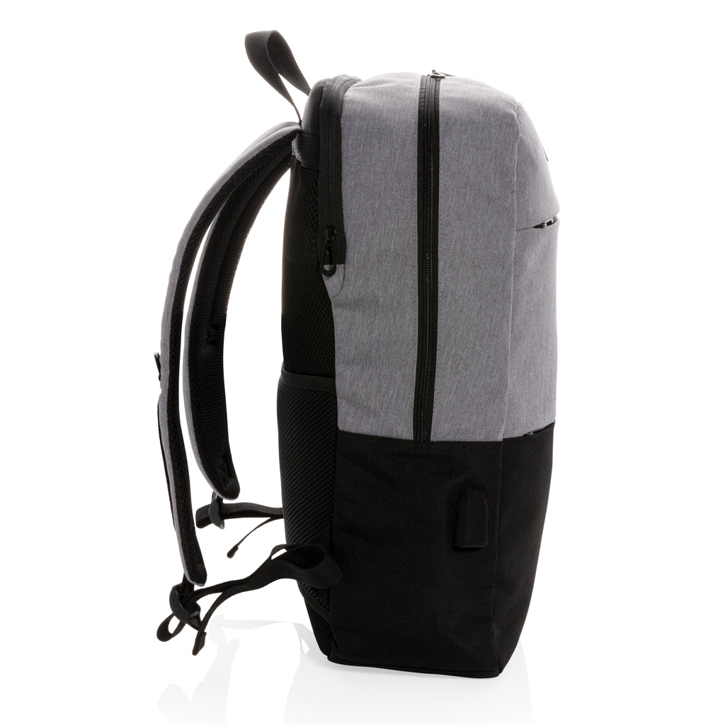 Modern 15.6' USB & RFID laptop backpack PVC free