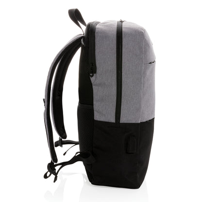 Modern 15.6' USB & RFID laptop backpack PVC free