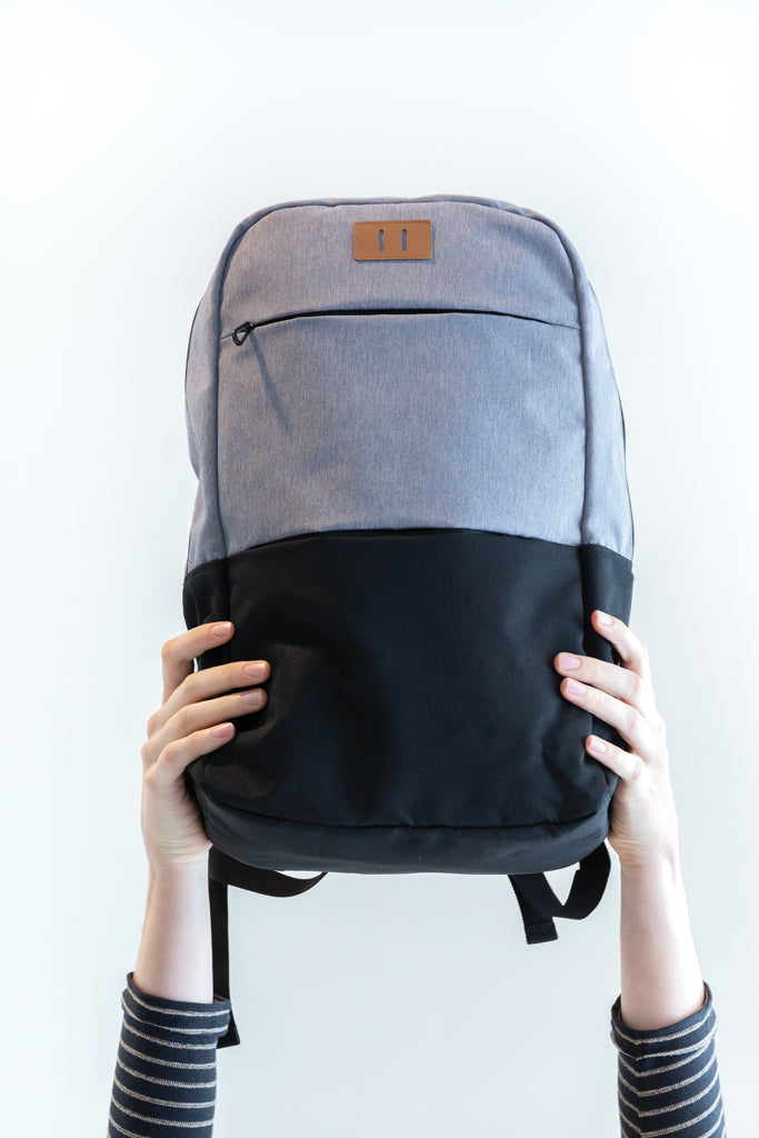 Modern 15.6' USB & RFID laptop backpack PVC free