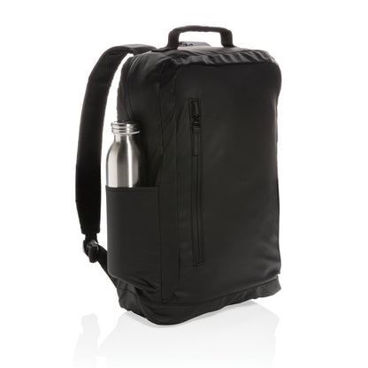 Fashion black 15.6' laptop backpack PVC free