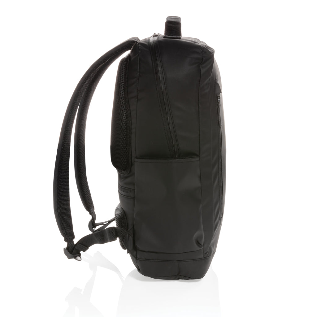 Fashion black 15.6' laptop backpack PVC free