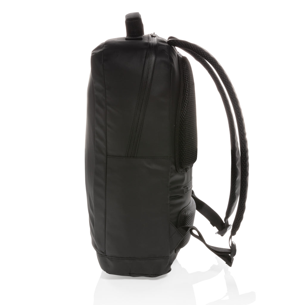 Fashion black 15.6' laptop backpack PVC free