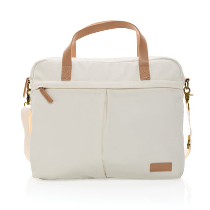 Impact AWARE™ 16 oz. recycled canvas laptop bag