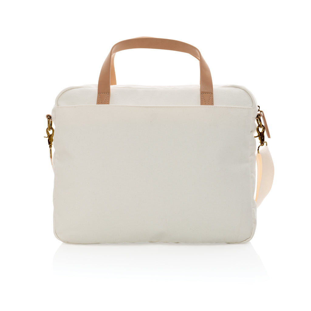 Impact AWARE™ 16 oz. recycled canvas laptop bag