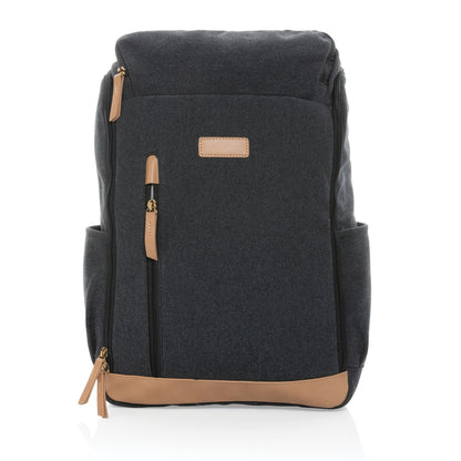 Impact AWARE™ 16 oz. recycled canvas 15' laptop backpack