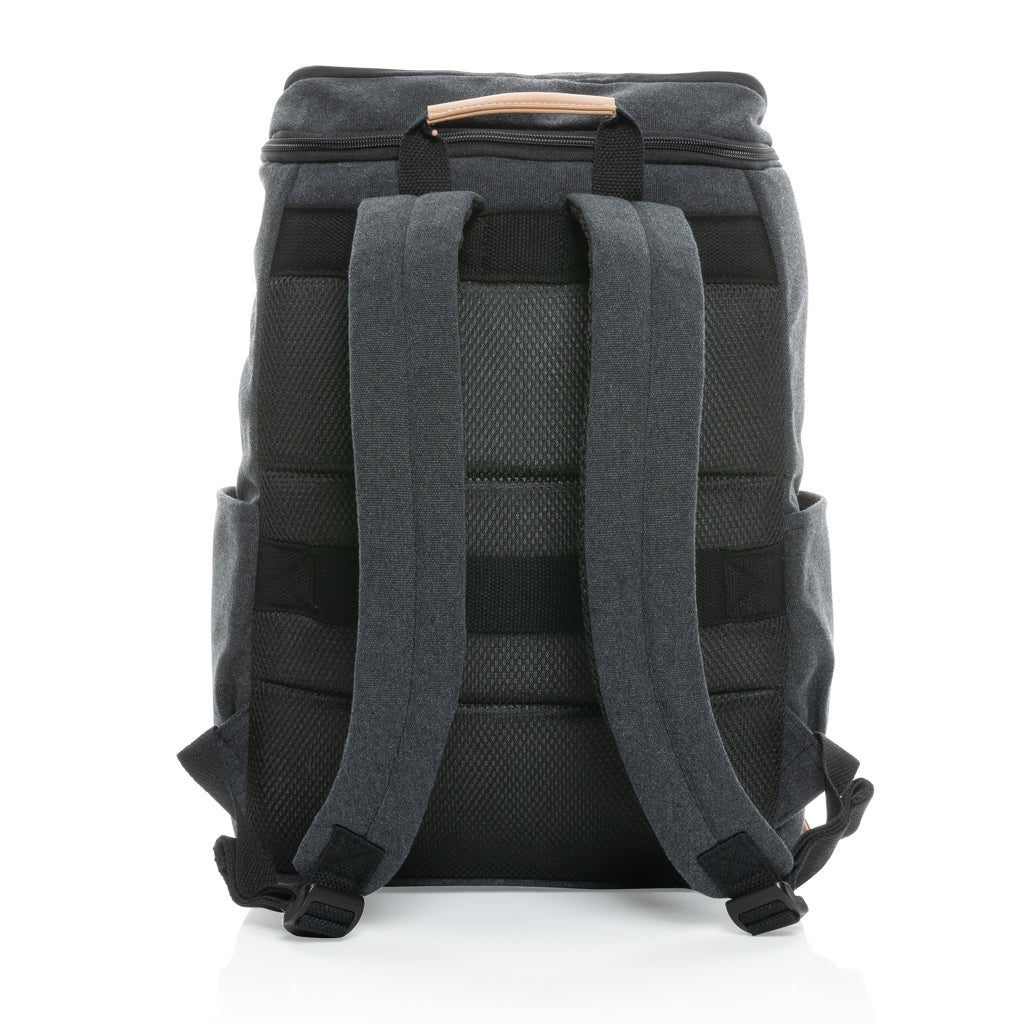 Impact AWARE™ 16 oz. recycled canvas 15' laptop backpack