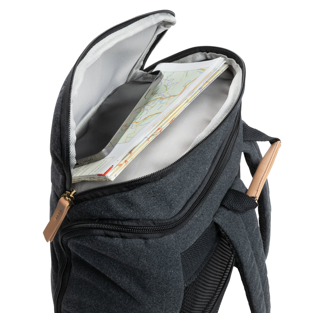 Impact AWARE™ 16 oz. recycled canvas 15' laptop backpack