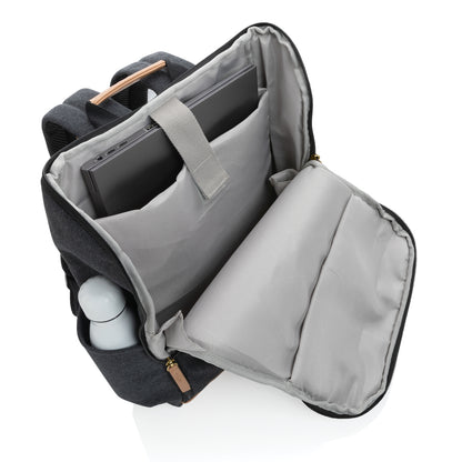 Impact AWARE™ 16 oz. recycled canvas 15' laptop backpack