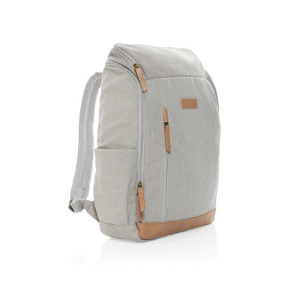 Impact AWARE™ 16 oz. recycled canvas 15' laptop backpack