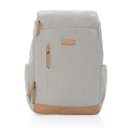 Impact AWARE™ 16 oz. recycled canvas 15' laptop backpack