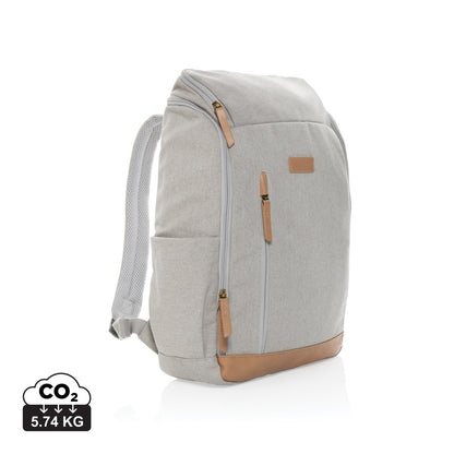 Impact AWARE™ 16 oz. recycled canvas 15' laptop backpack