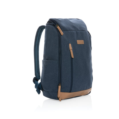 Impact AWARE™ 16 oz. recycled canvas 15' laptop backpack