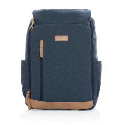 Impact AWARE™ 16 oz. recycled canvas 15' laptop backpack