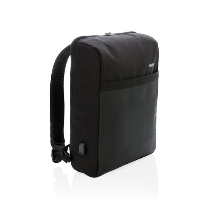 Swiss Peak 15' anti-theft RFID & USB backpack PVC free