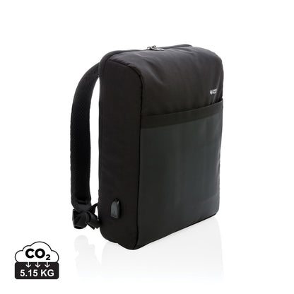 Swiss Peak 15' anti-theft RFID & USB backpack PVC free