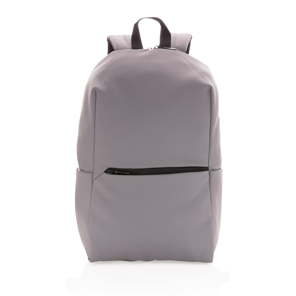 Smooth PU 15.6'laptop backpack