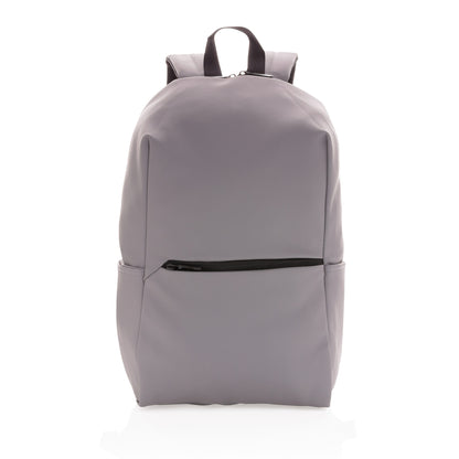 Smooth PU 15.6'laptop backpack