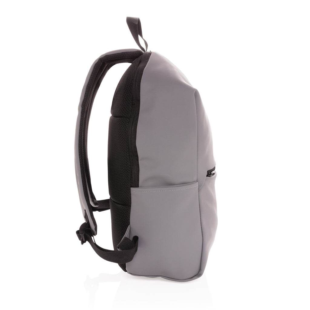 Smooth PU 15.6'laptop backpack