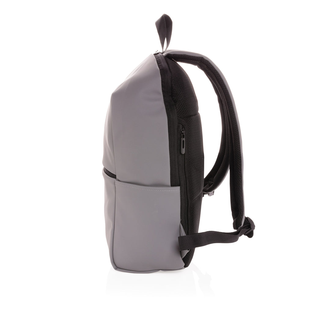Smooth PU 15.6'laptop backpack