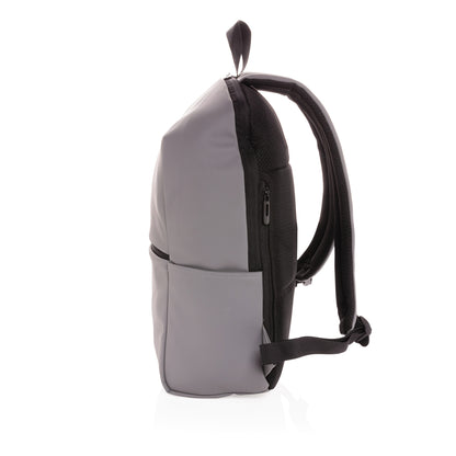 Smooth PU 15.6'laptop backpack