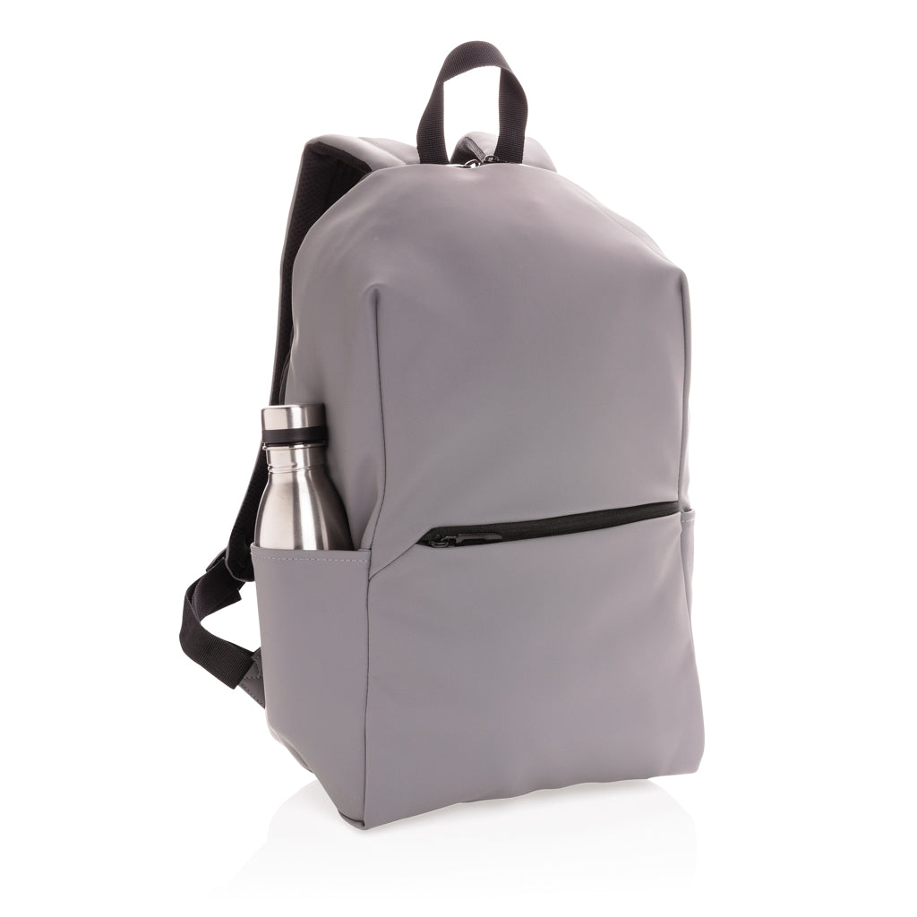 Smooth PU 15.6'laptop backpack