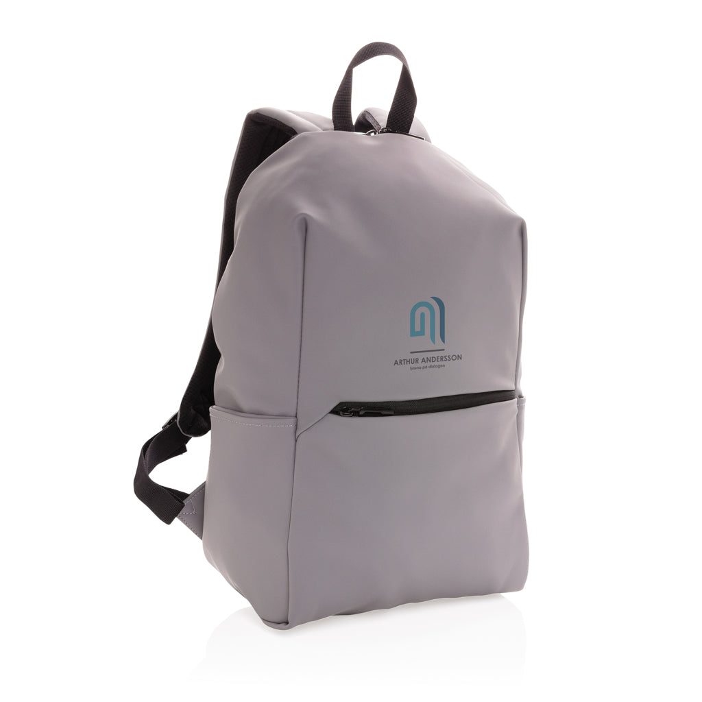 Smooth PU 15.6'laptop backpack