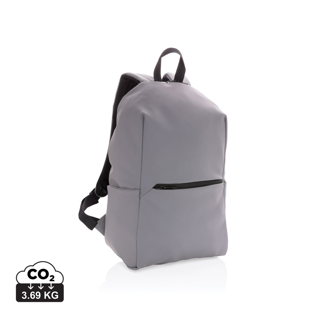 Smooth PU 15.6'laptop backpack