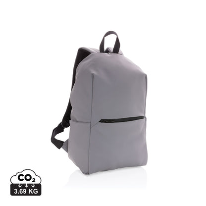 Smooth PU 15.6'laptop backpack