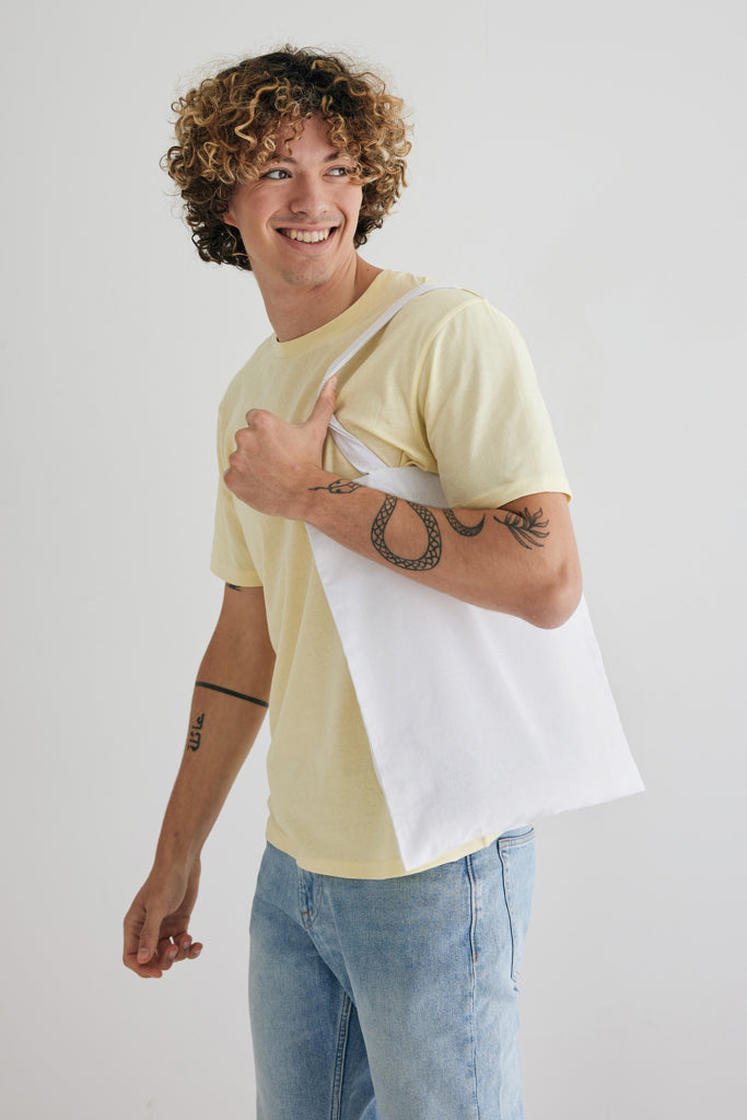 Impact AWARE™ Recycled cotton tote 145g