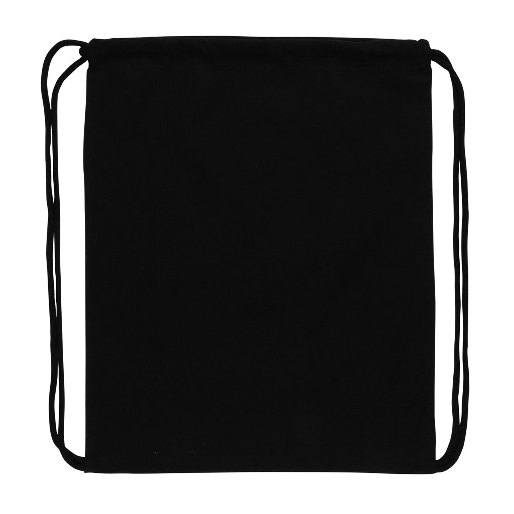 Impact AWARE™ recycled cotton drawstring backpack 145g