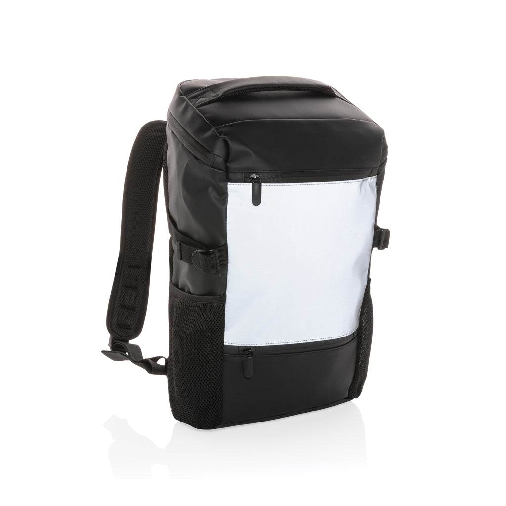 PU high visibility easy access 15.6' laptop backpack