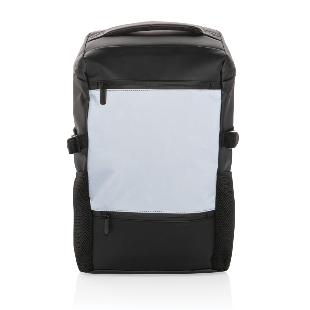 PU high visibility easy access 15.6' laptop backpack