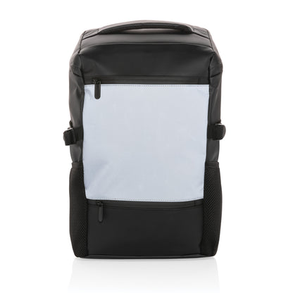 PU high visibility easy access 15.6' laptop backpack