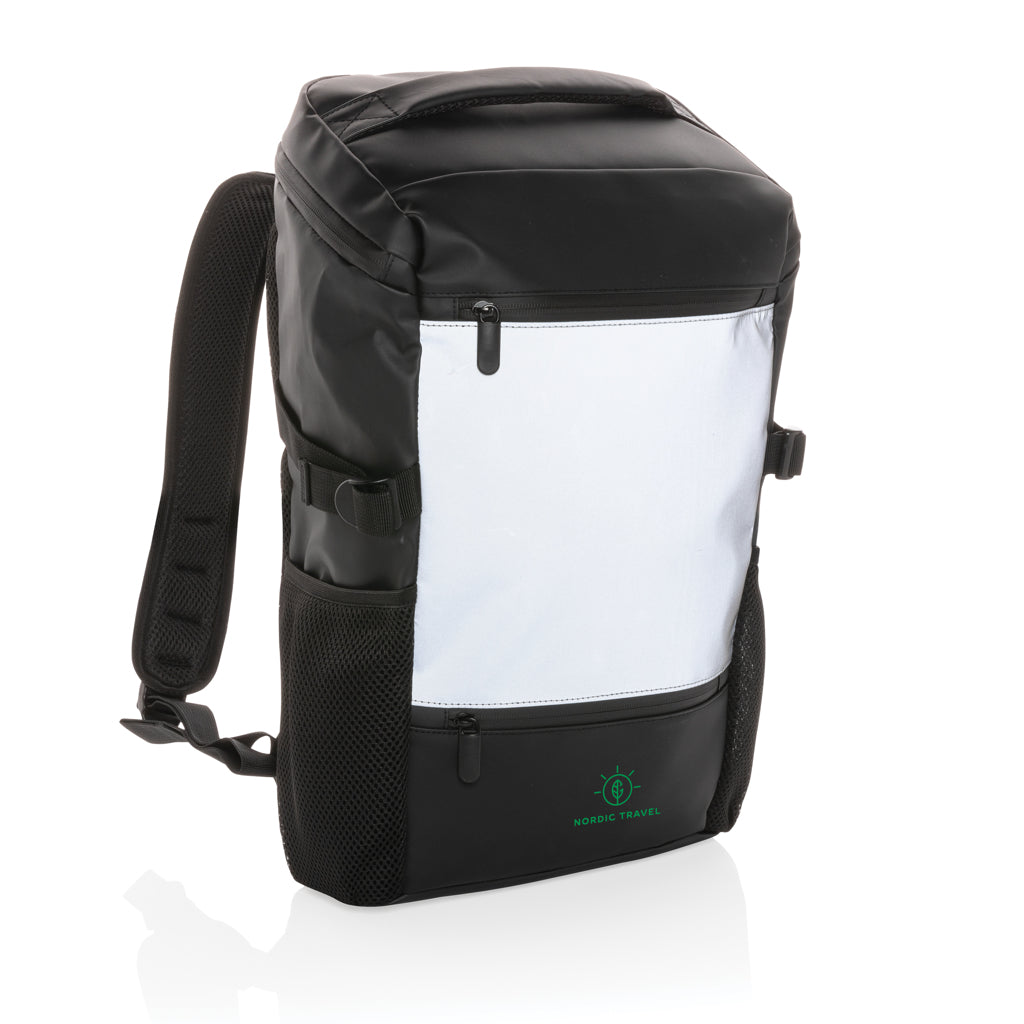 PU high visibility easy access 15.6' laptop backpack