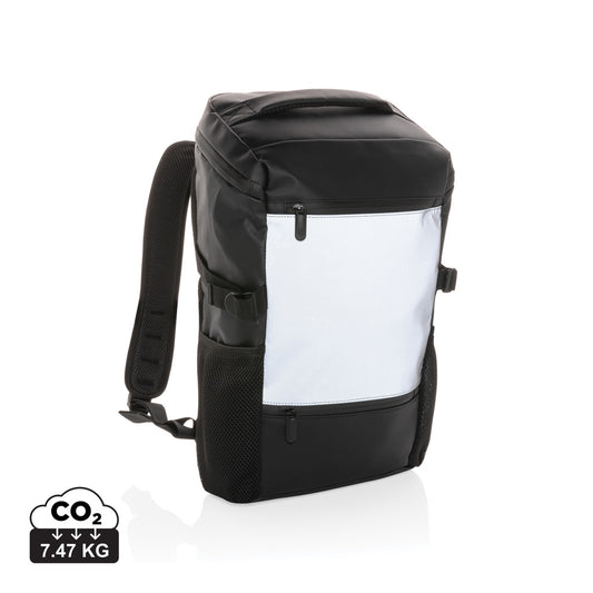 PU high visibility easy access 15.6' laptop backpack
