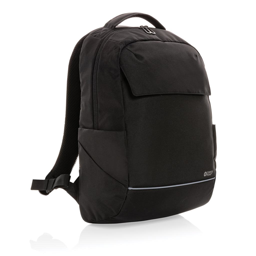Swiss Peak Brooke AWARE™ RPET daily 15.6' laptop backpack