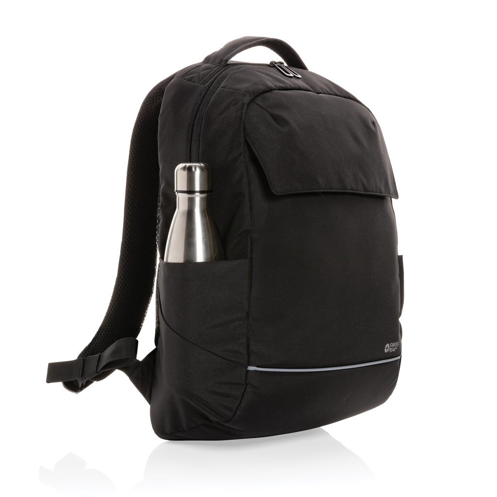 Swiss Peak Brooke AWARE™ RPET daily 15.6' laptop backpack