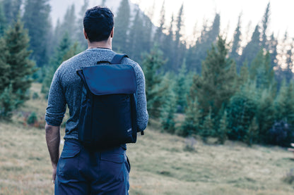 Swiss Peak Fern AWARE™ RPET all over zipper 15.6' backpack