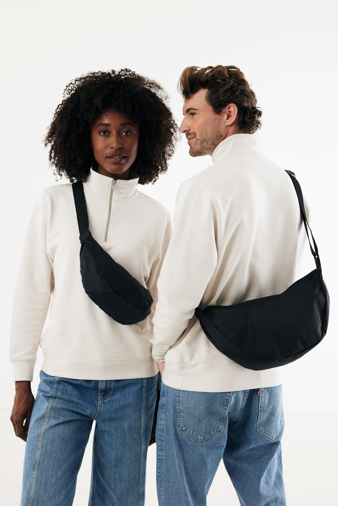 Crescent AWARE™ RPET half moon sling bag