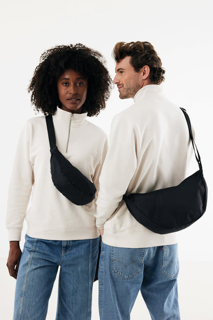 Crescent AWARE™ RPET half moon sling bag
