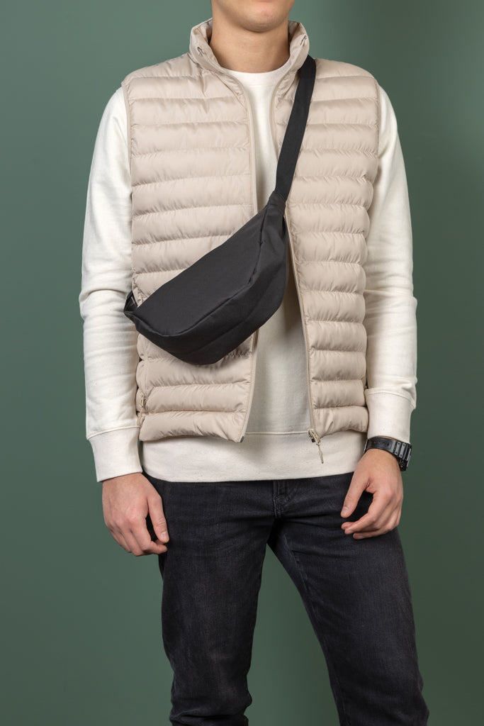 Crescent AWARE™ RPET half moon sling bag