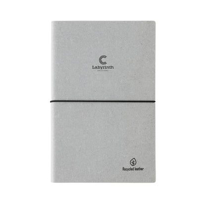 A5 GRS recycled leather notebook