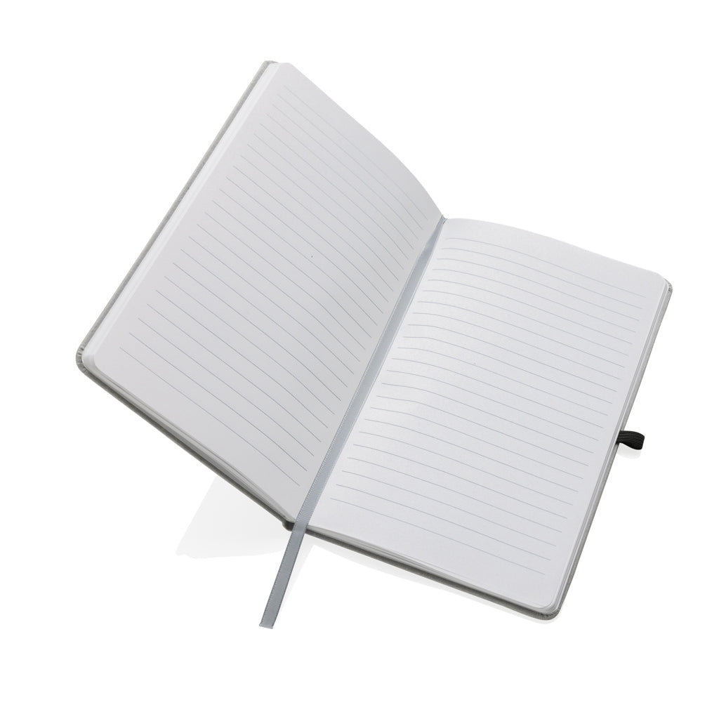 GRS Recycled leather hardcover notebook A5