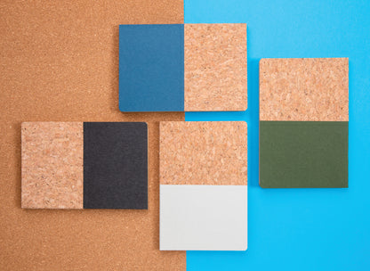 A5 cork & kraft notebook