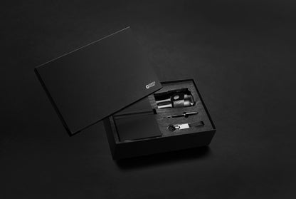 Swiss Peak RCS certified deluxe business gift set w/ tumbler
